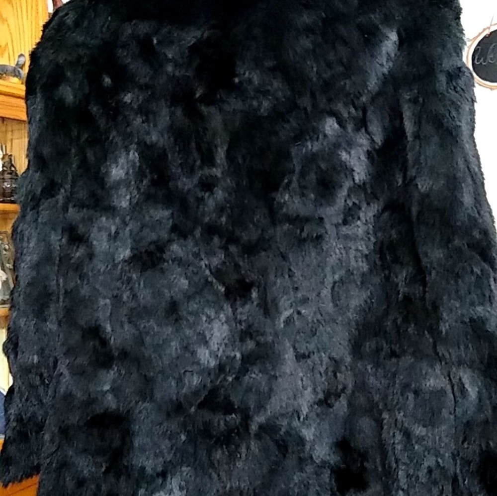 '80's Rabbit Fur Coat - Picture 3 of 7